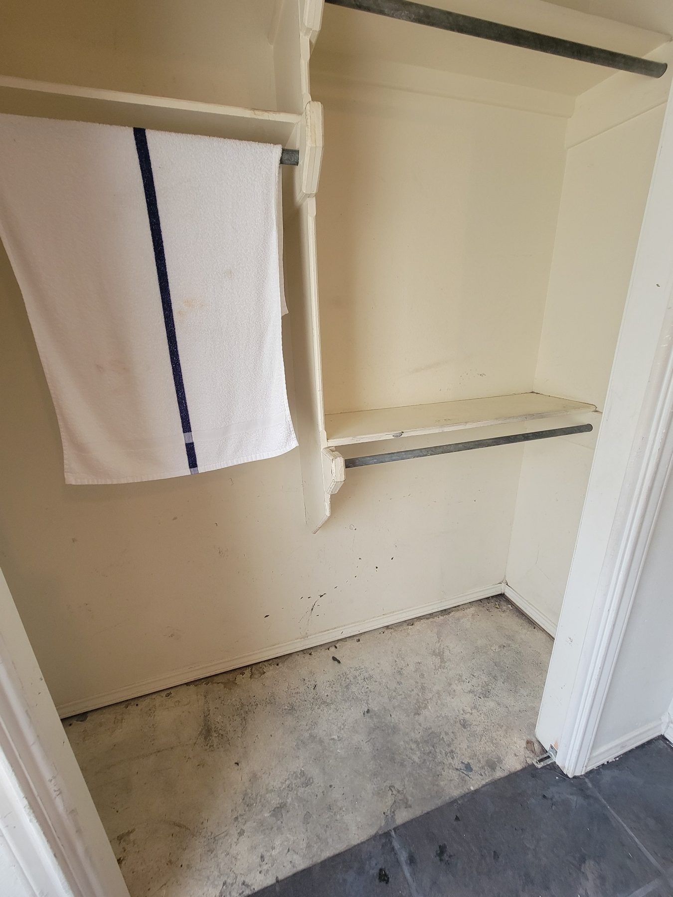 Before – closet renovation